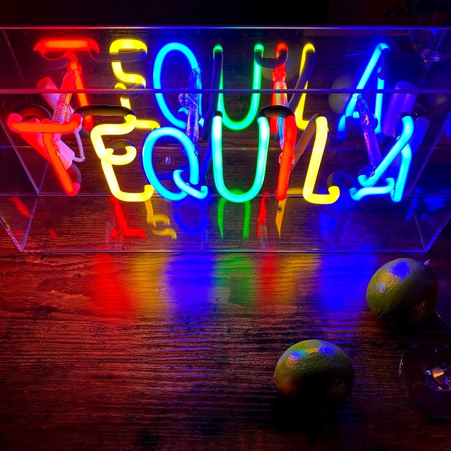 Locomocean 'Tequila' Glass Neon Sign