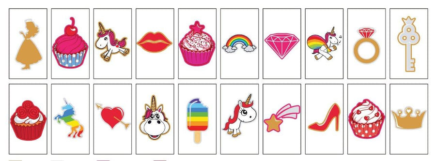 Locomocean Unicorn & Cupcake Letter Pack