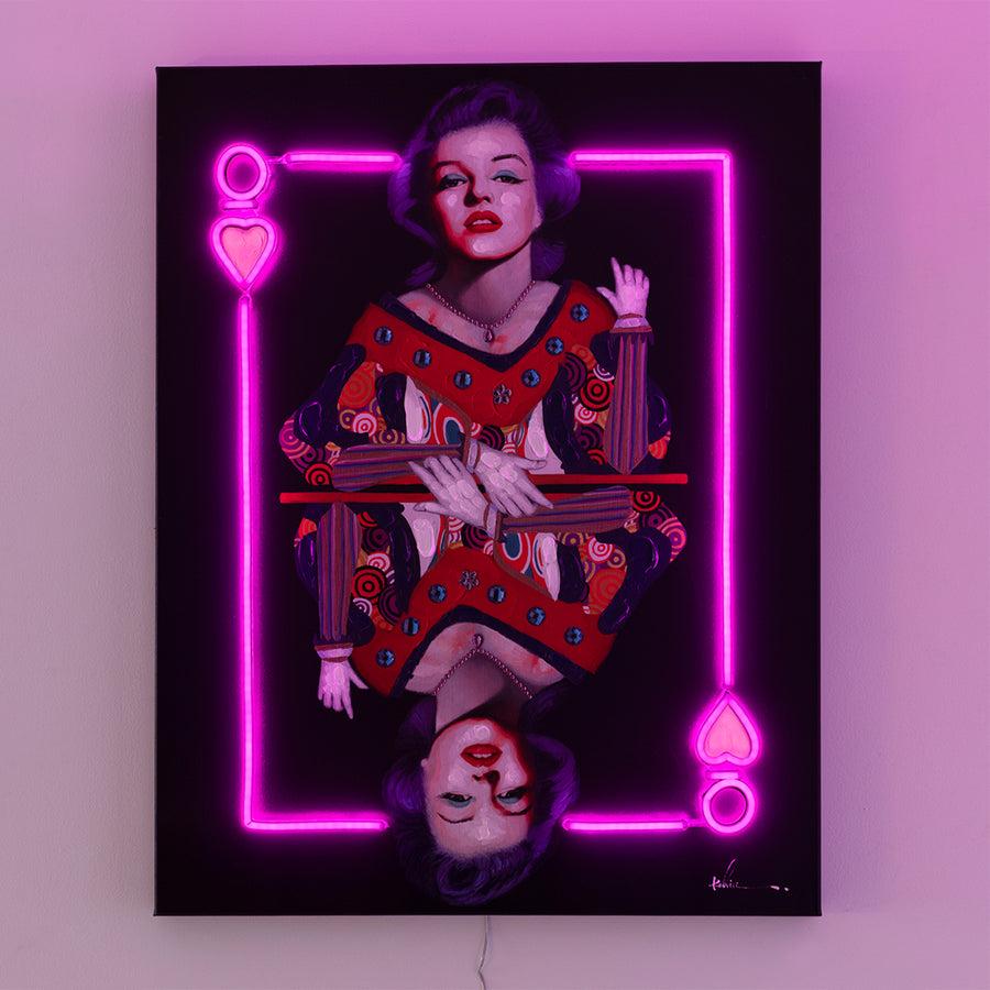 locomocean Wall Painting (LED Neon) - Marilyn