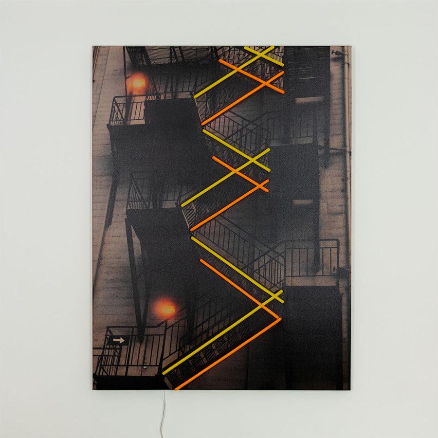 Locomocean New York Staircase - Wall Painting (LED Neon)