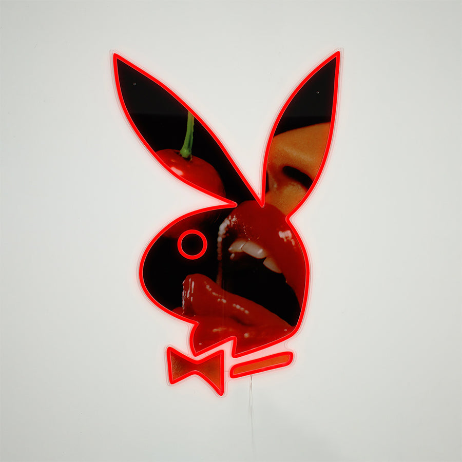 Locomocean Playboy X Locomocean - Cherry Playboy Bunny LED Wall Mountable Neon