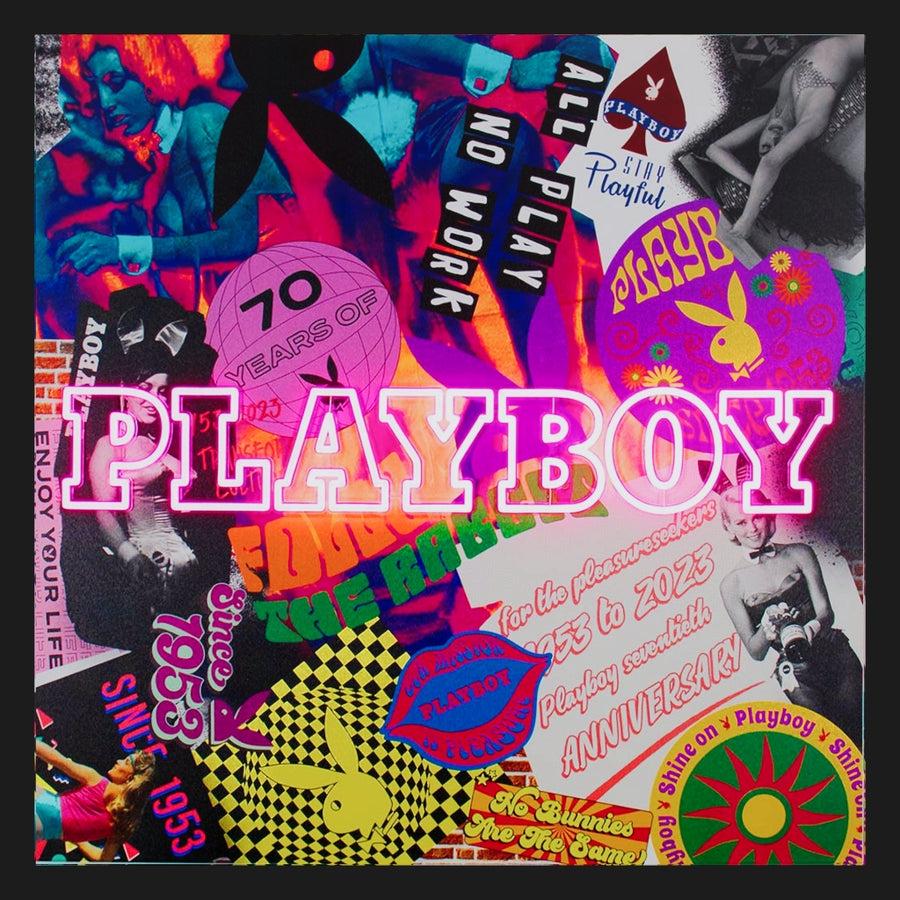Locomocean Playboy X Locomocean Collage Wall Art (LED Neon)