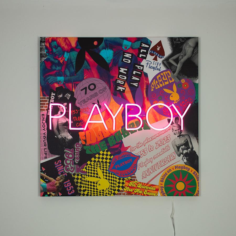 Locomocean Playboy X Locomocean Collage Wall Art (LED Neon)