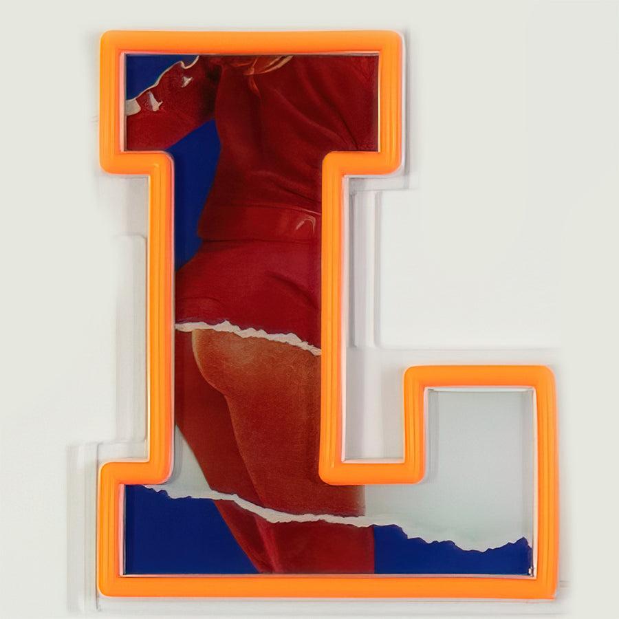 Locomocean Playboy X Locomocean - Playboy Wordmark Orange LED Wall Mountable Neon