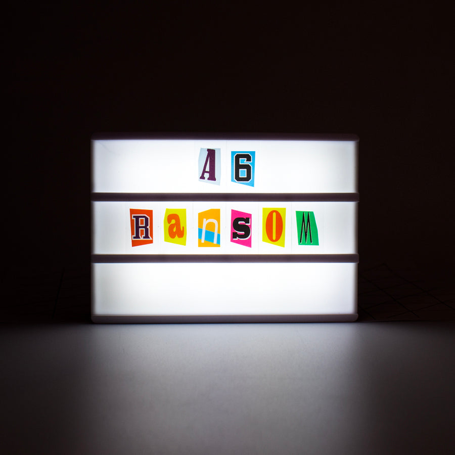 Locomocean Ransom Style Colourful Extra Letters & Symbols Pack