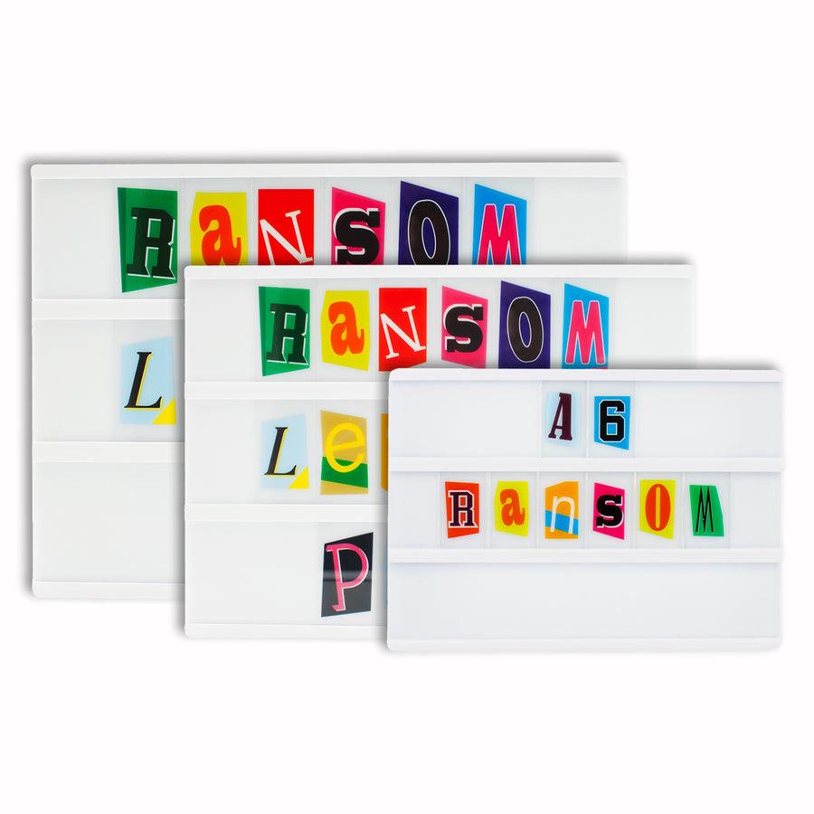 locomocean Ransom Style Colourful Extra Letters & Symbols Pack