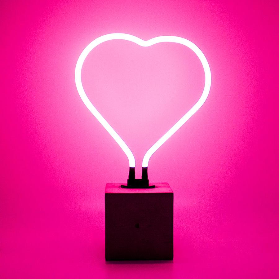 locomocean Replacement Glass (GLASS ONLY) - Neon 'Heart' Sign