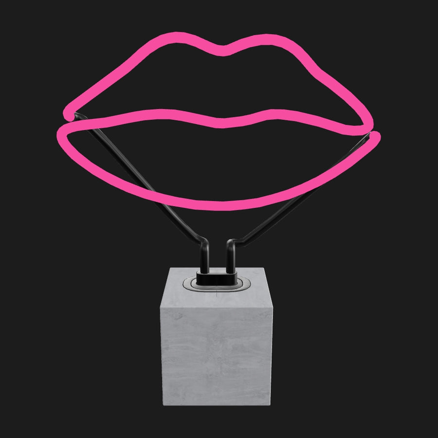 Locomocean Replacement Glass (GLASS ONLY) - Neon 'Lips' Sign