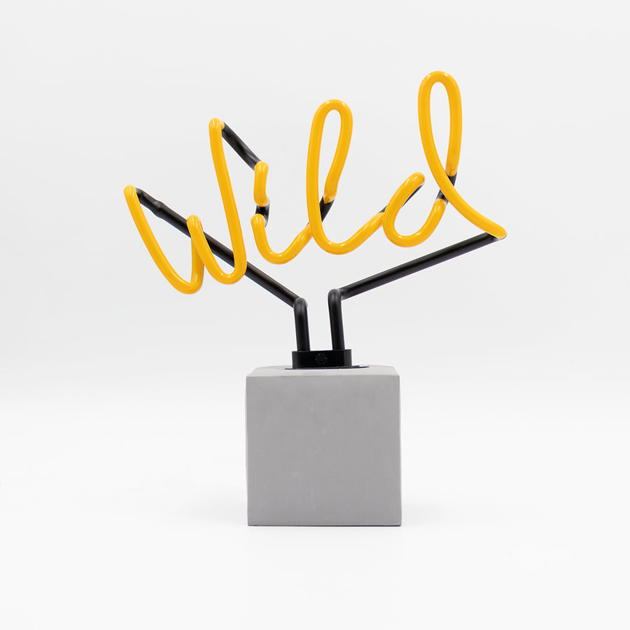 Locomocean Replacement Glass (GLASS ONLY) - Neon 'Wild' Sign