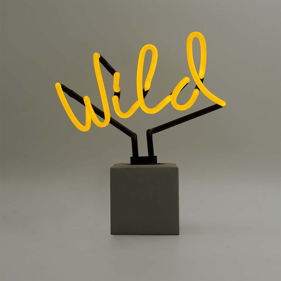 locomocean Replacement Glass (GLASS ONLY) - Neon 'Wild' Sign