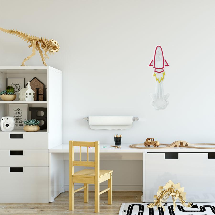 Locomocean 'Space Rocket' Neon LED Wall Mountable Sign