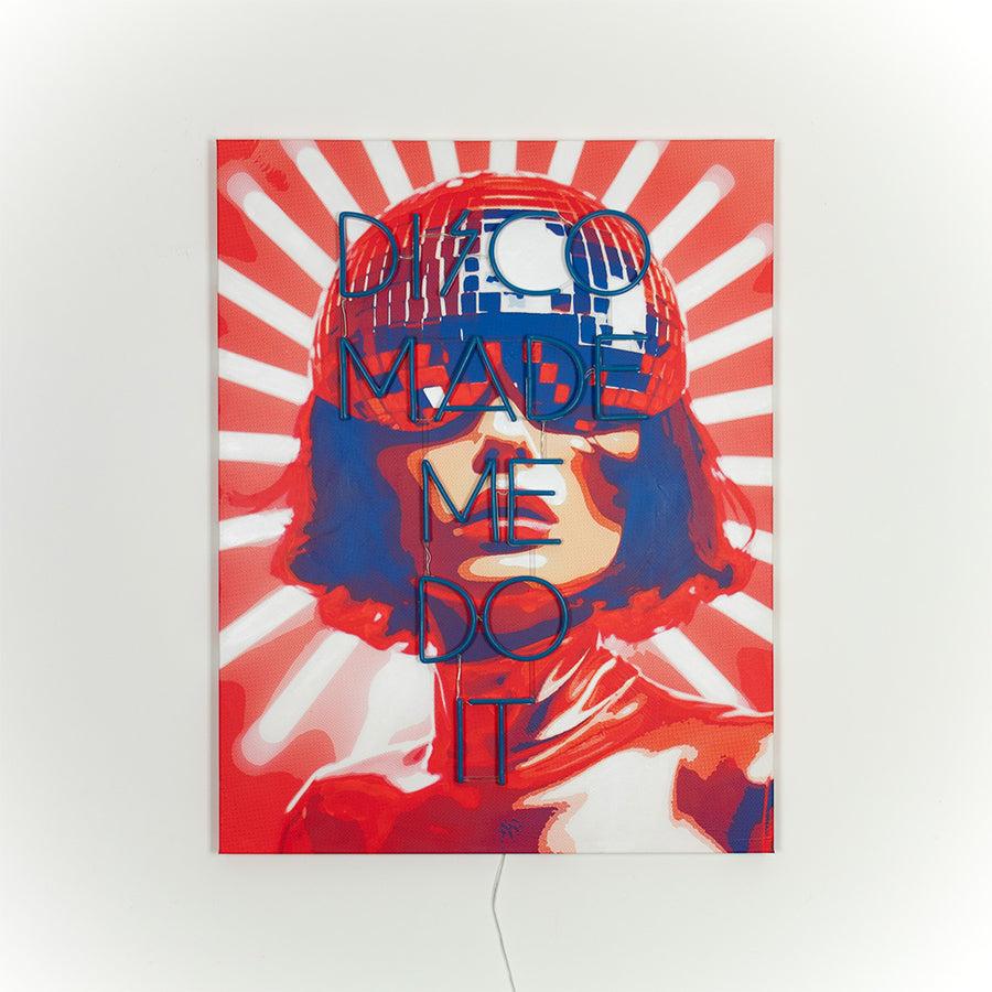 Locomocean Wall Painting (LED Neon) - 'Disco Made Me Do It'