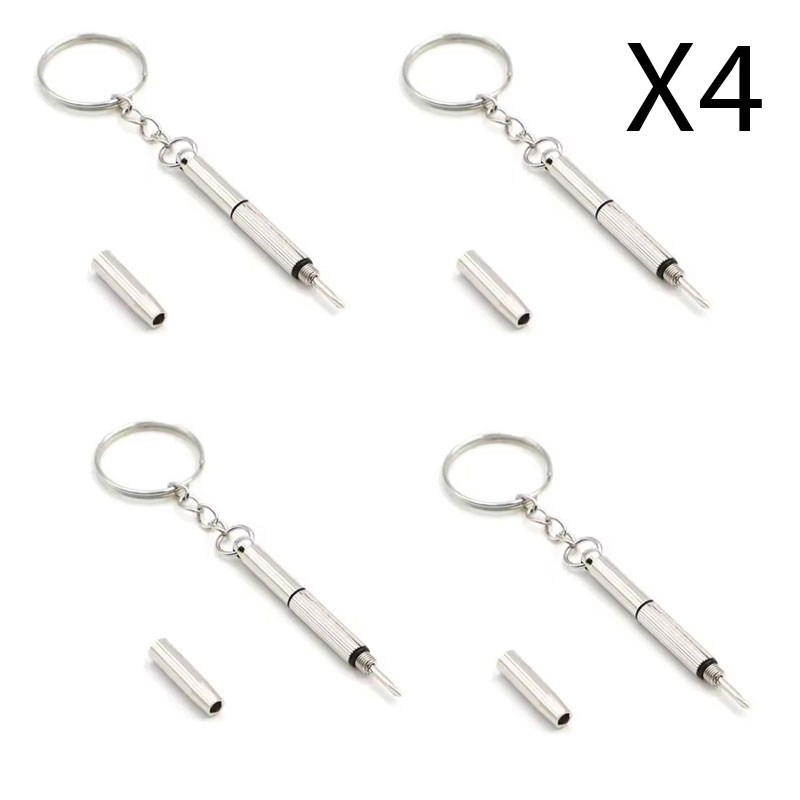 locs 4 Stk. små multi skruetrækkere – Til solbriller og briller