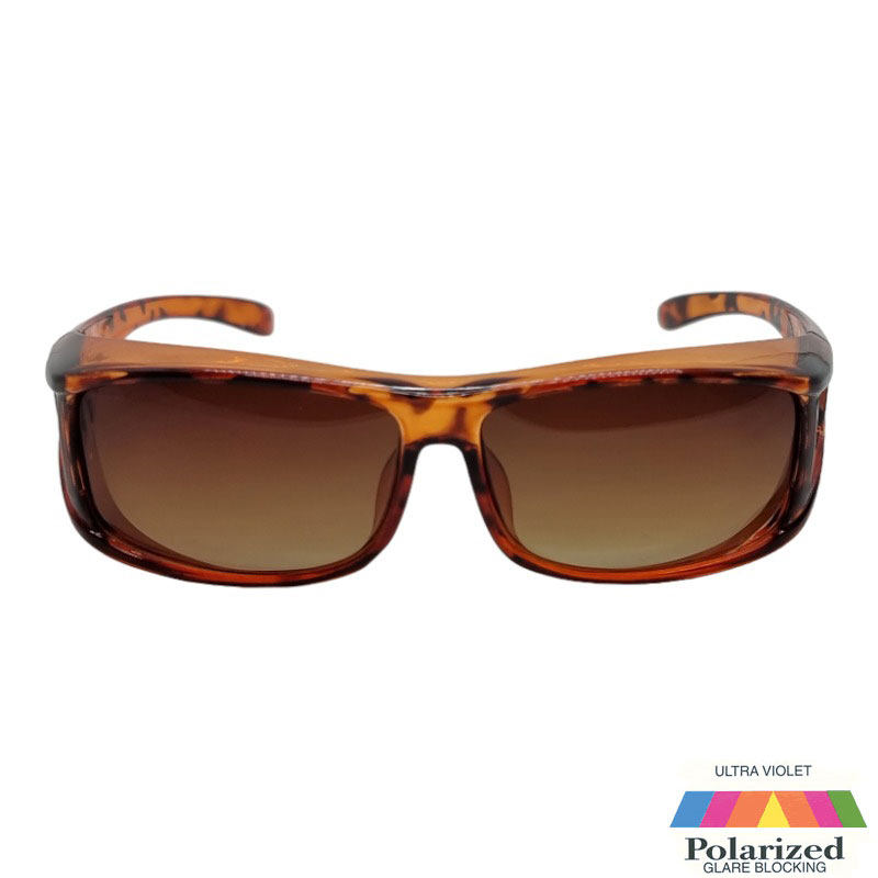 Locs Brun Turtle Fit-Over Solbriller – Alicante | Brune Glas