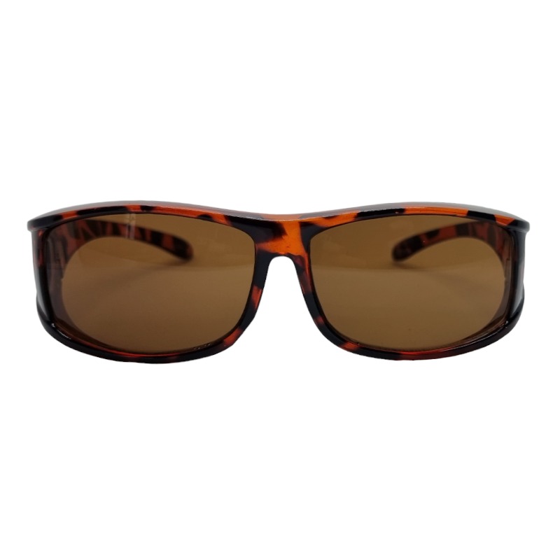 Locs Brun Turtle Fit-Over Solbriller – Brune Glas – Malaga