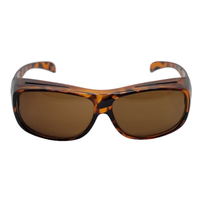 Locs Brun Turtle Fit-Over Solbriller – Brune Glas – Sevilla
