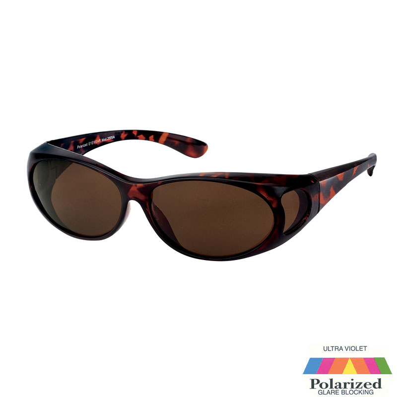 locs Brun Turtle Fit-Over Solbriller – Toledo | Brune glas