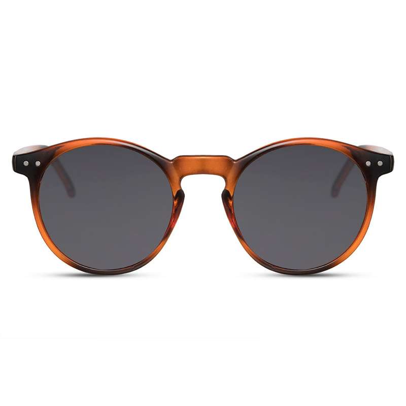 Locs Brune Og Sorte Runde Solbriller | Nantes – Mørke Glas