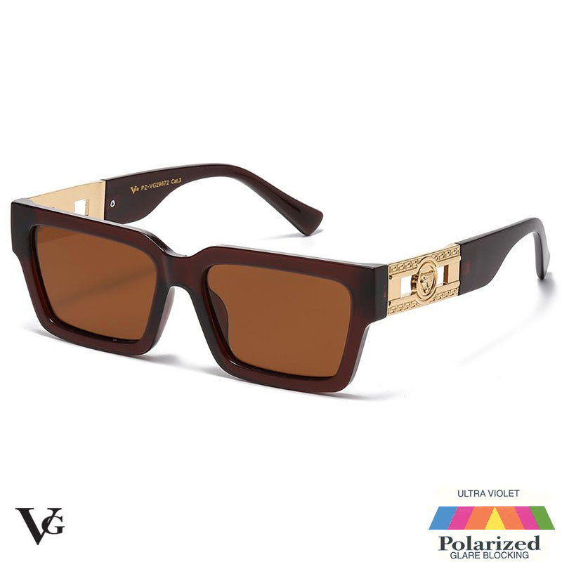 locs Brune polariserede VG Solbriller – Brera | Brune glas
