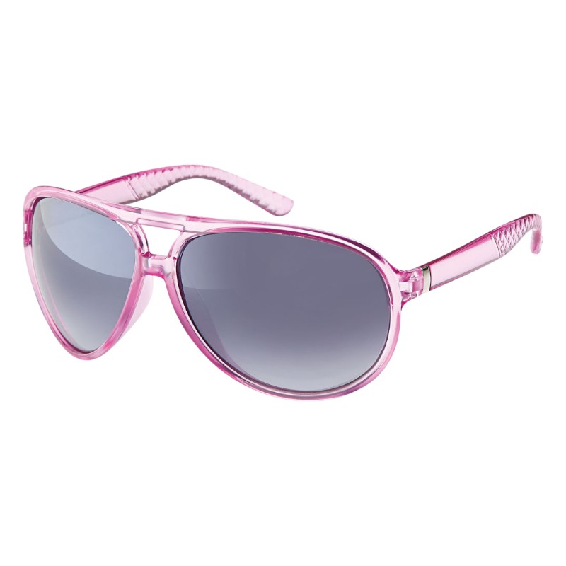locs Buet lyserød transparent Millionaire solbriller i Aviator stil – Diemen | Mørke glas