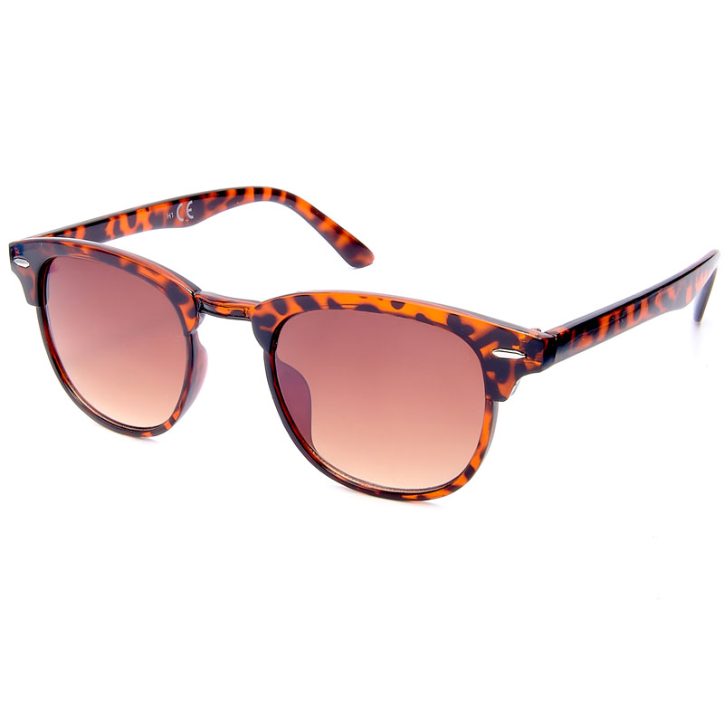 locs Clubmaster Solbriller med Leopard mønster – Total Leo