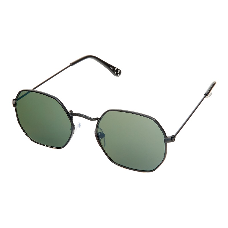 locs Don Juan Solbriller – Sort stel | Mørkegrønne glas