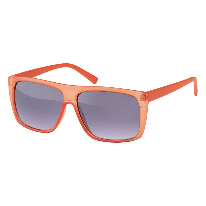 locs Frosty orange transparent solbriller med orange stænger – Harderwijk | Mørke glas