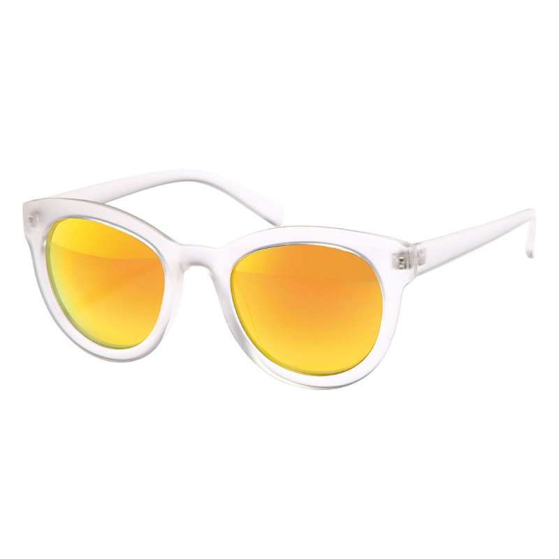 locs Frosty transparente dame solbriller – Oxford | Orangepink spejlglas