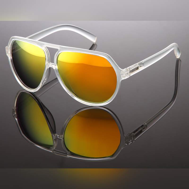 Locs Frosty Transparente Millionaire Solbriller | Orange Spejlglas