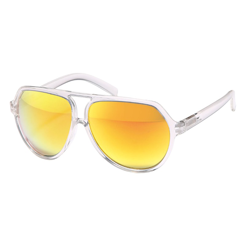 locs Frosty transparente Millionaire solbriller | Orange Spejlglas