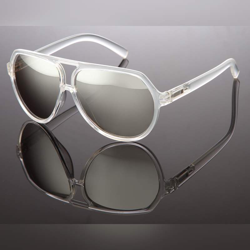 Locs Frosty Transparente Millionaire Solbriller | Sølv Spejlglas