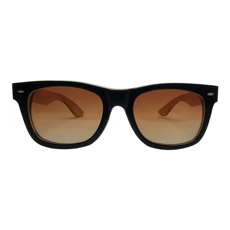 Locs Handout Apparel Bambus Solbriller | Sort Og Neutral Wayfarer