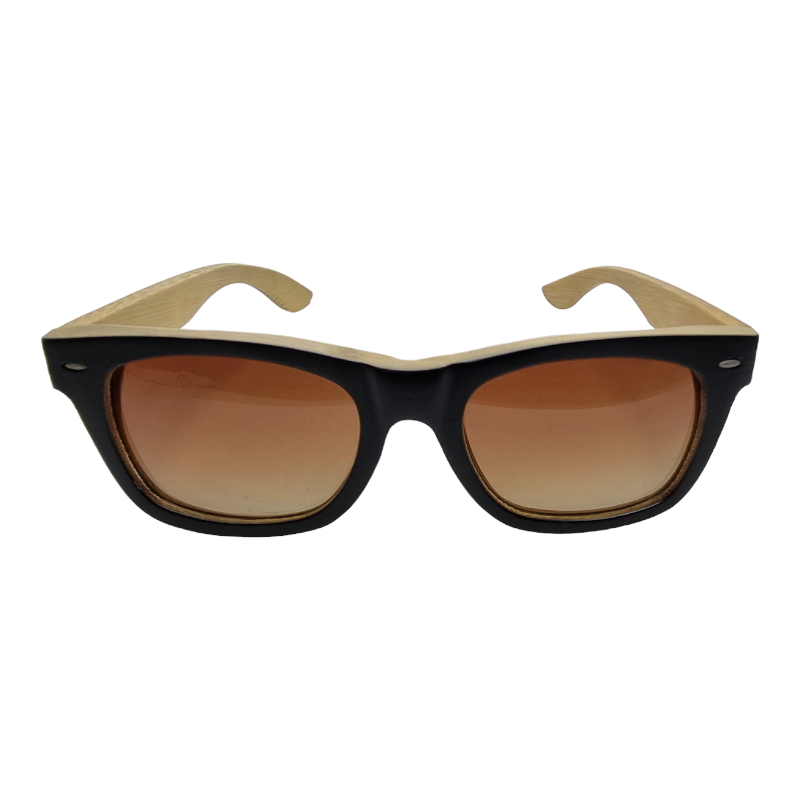 Locs Handout Apparel Bambus Solbriller | Sort Og Neutral Wayfarer