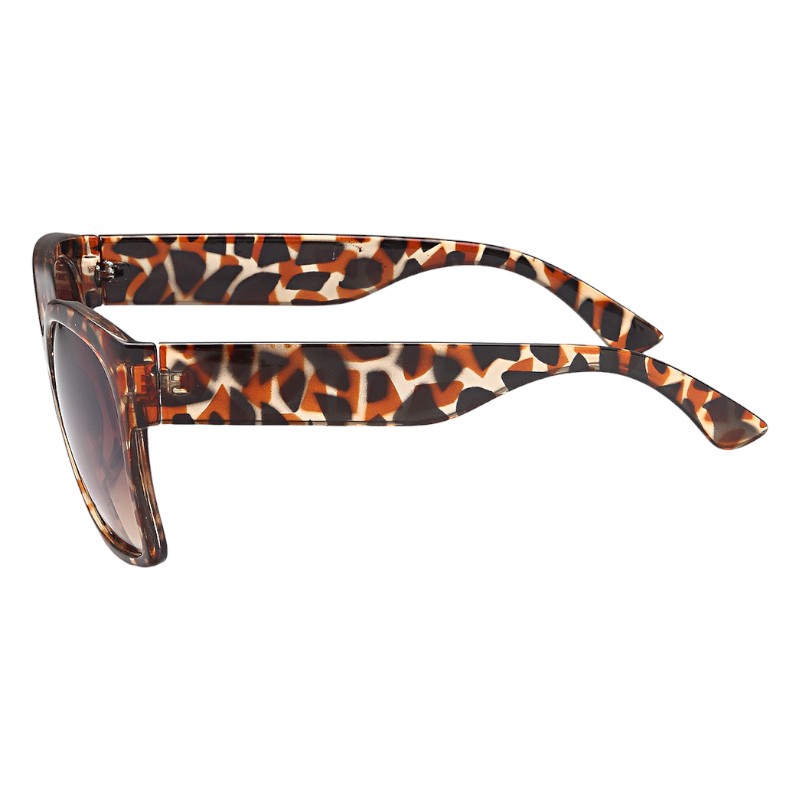 Locs Klassiske Store Brun Turtle Dame Solbriller Med Brede Stænger – Emily | Brune Fade Glas