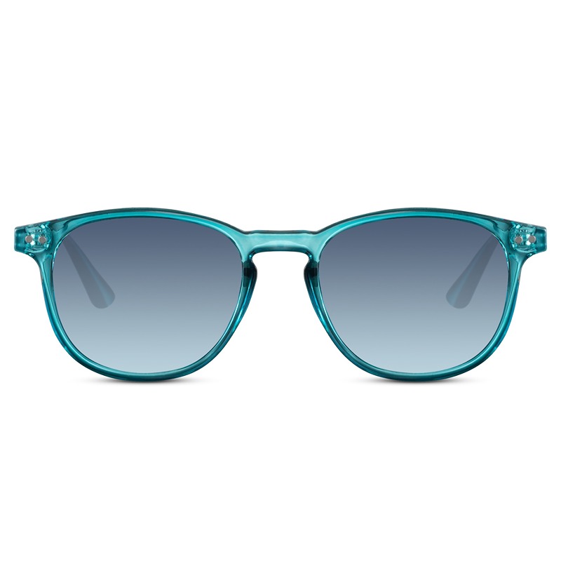 Locs Klassiske Transparente Blå Solbriller Med Blå Fade Glas | Costa Del Sol