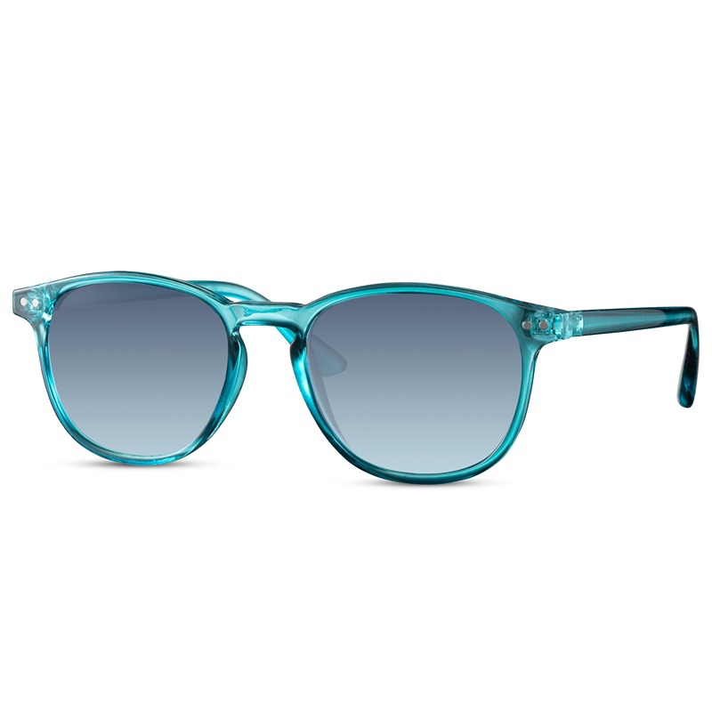 locs Klassiske transparente blå solbriller med blå fade glas | Costa del Sol