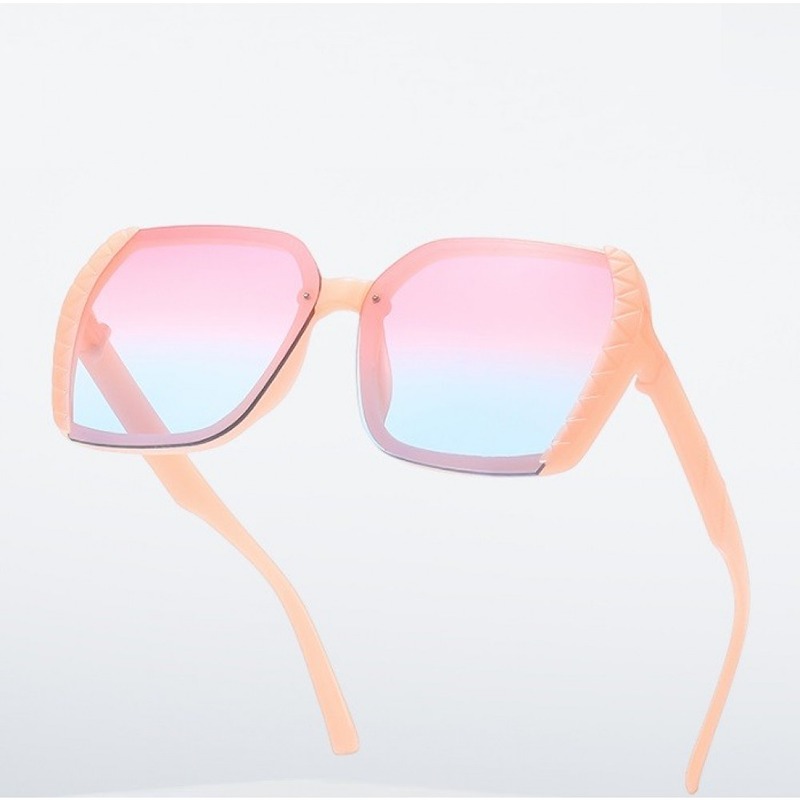 Locs Lækre Damesolbriller Med Lyserøde Og Blå Fade Glas