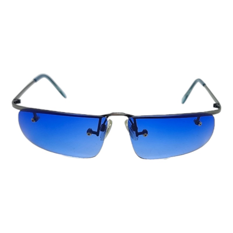 Locs Letvægts Y2K Solbriller Med Blå Glas | Liverpool