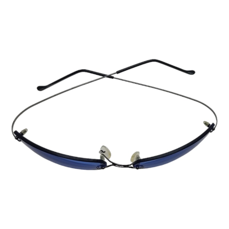 Locs Letvægts Y2K Solbriller Med Blå Glas | Manchester