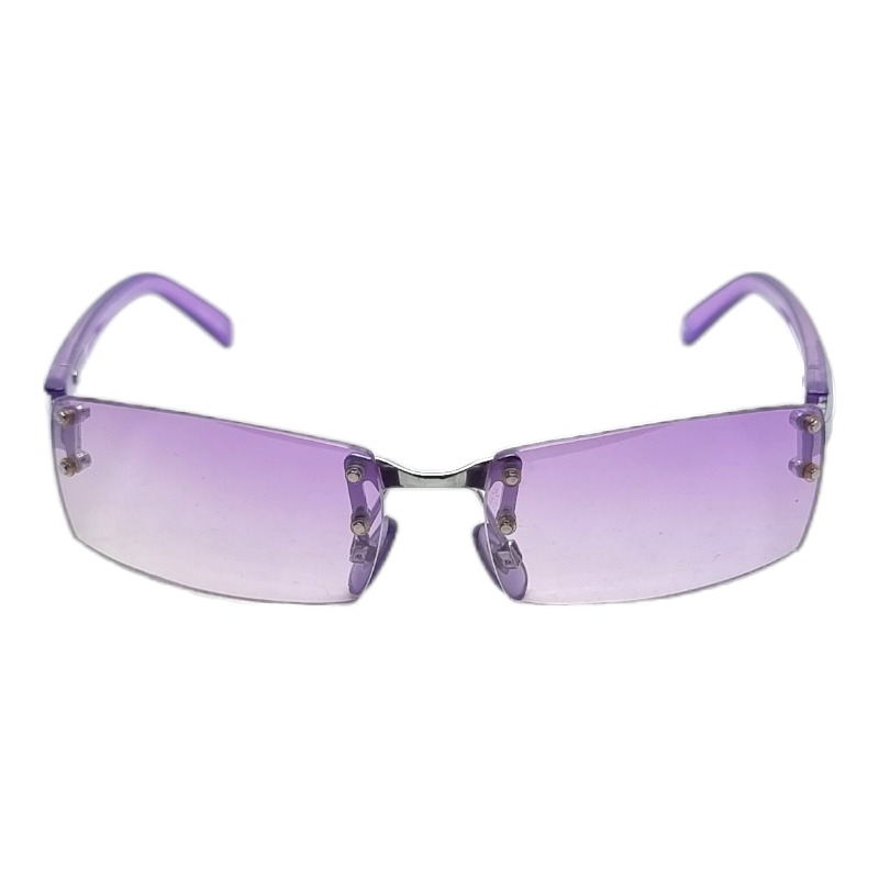 Locs Lilla Y2K Solbriller Med Lyse Lilla Glas | Bologna