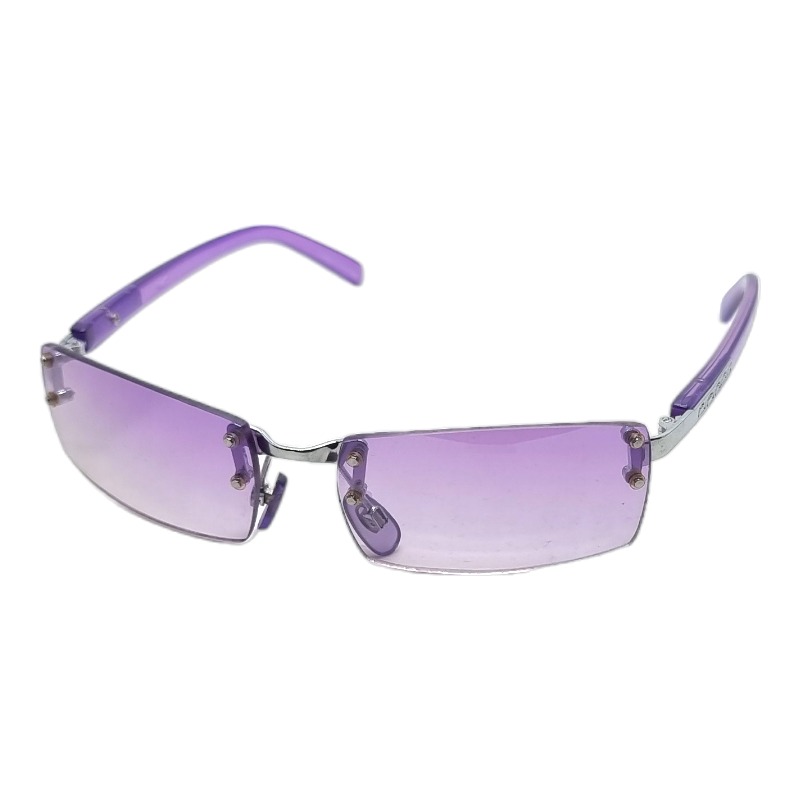 locs Lilla Y2K Solbriller med lyse lilla glas | Bologna