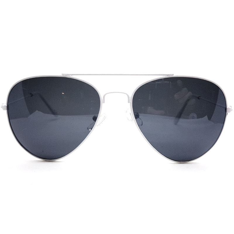 Locs Aviator Solbriller – Hvid