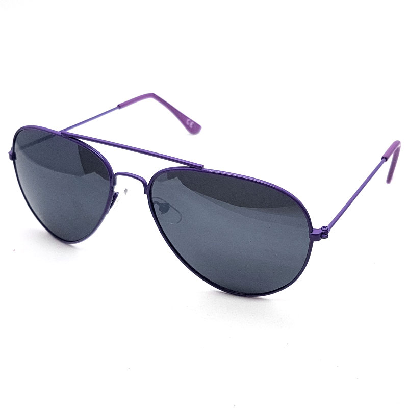 locs Aviator Solbriller – Lilla