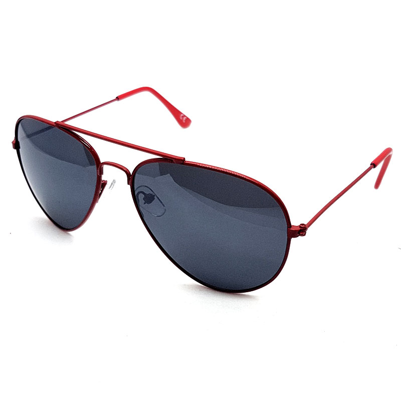 locs Aviator Solbriller – Rød