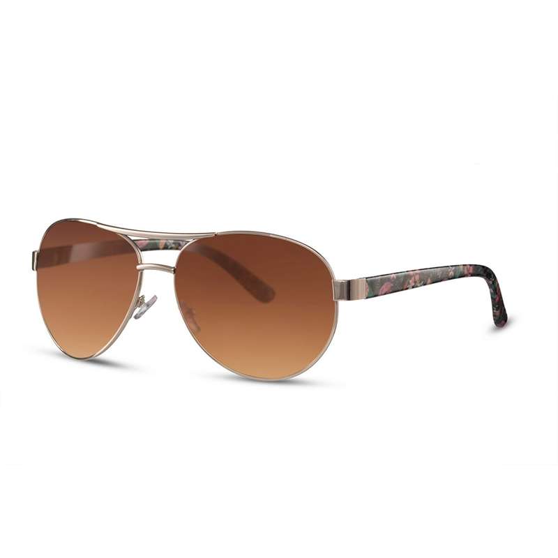 locs Aviator style flower solbriller – brune glas