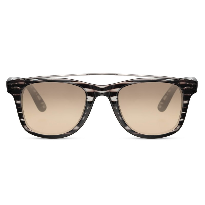Locs Bridge Wayfarer Solbriller – Zebra