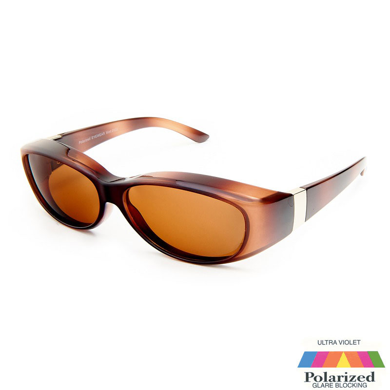 locs Brune Fit-Over Solbriller – Comasina | Brune glas