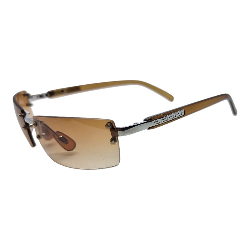 Locs Brune Y2K Solbriller Med Brune Glas | Bologna