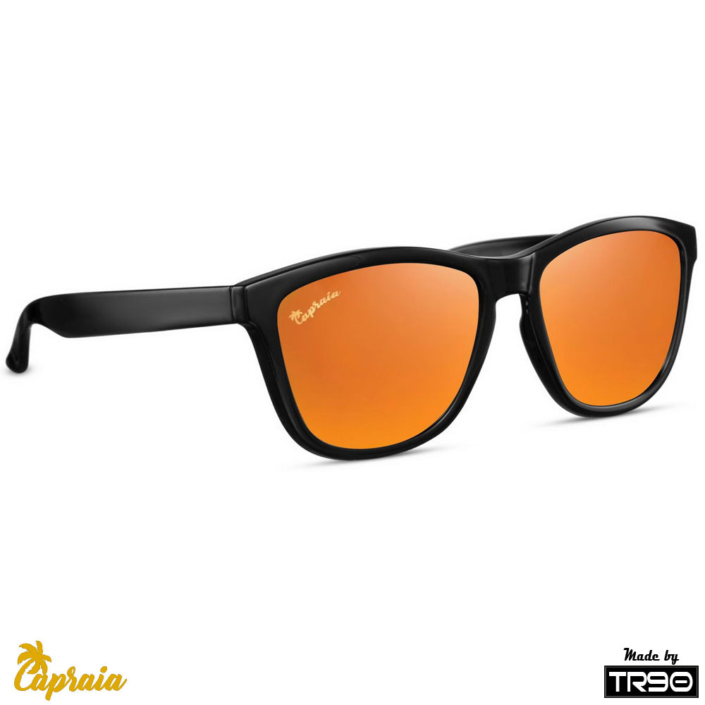 Locs Capraia Durella – Sort Stel Og Orange Spejlglas