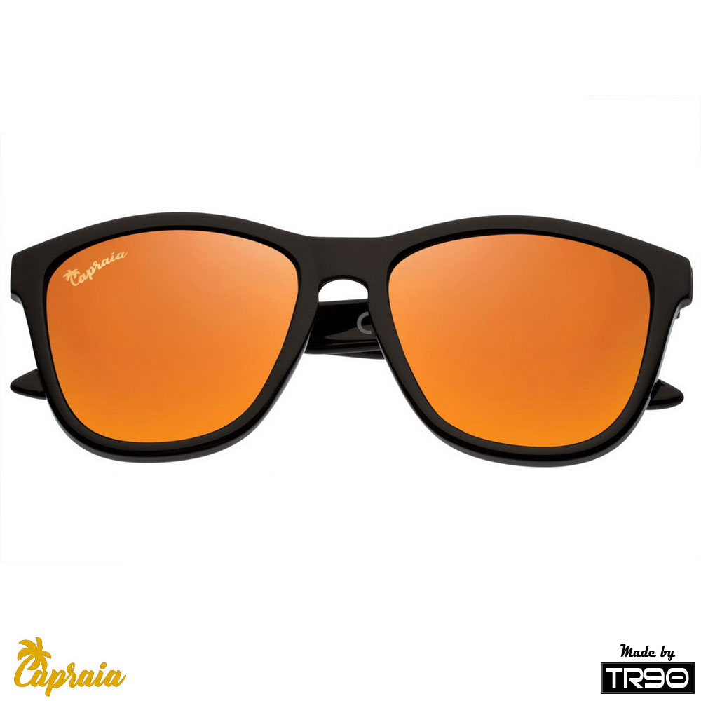 Locs Capraia Durella – Sort Stel Og Orange Spejlglas